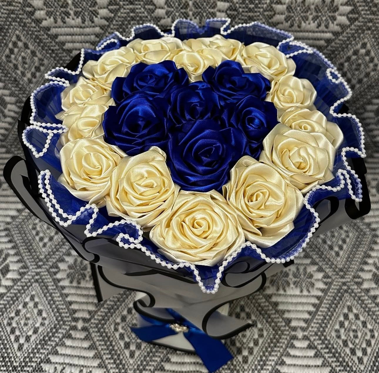 Blue Heart Bouquet