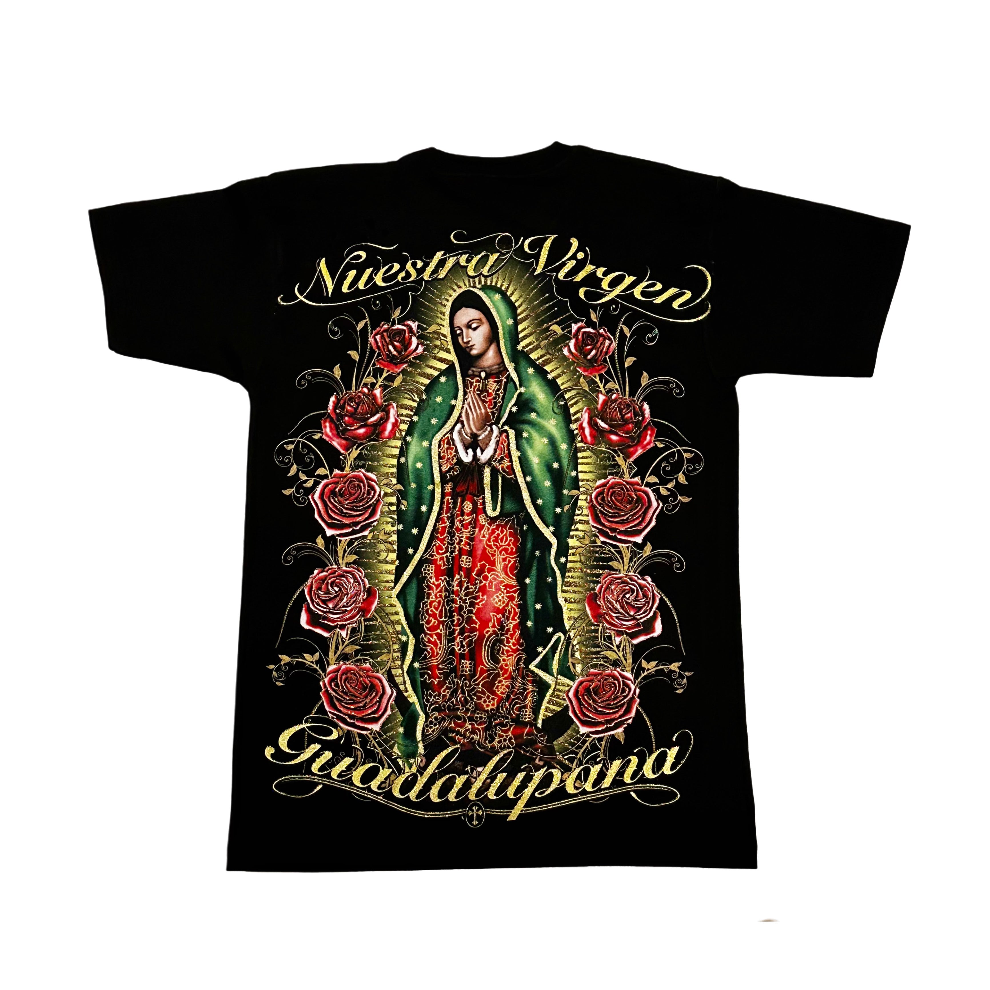 Red Roses Shirt De La Virgen de Guadalupe