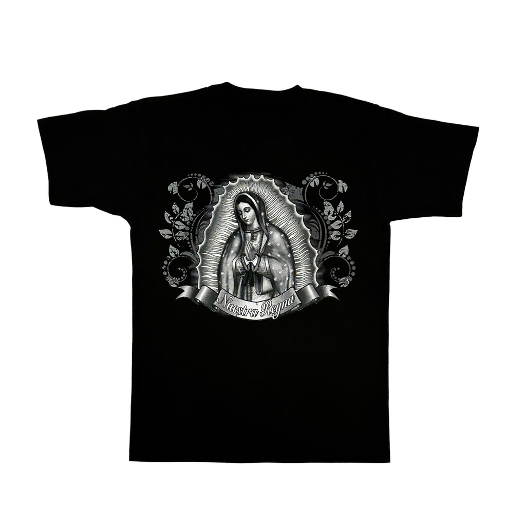 Black Shirt De La Virgen de Guadalupe