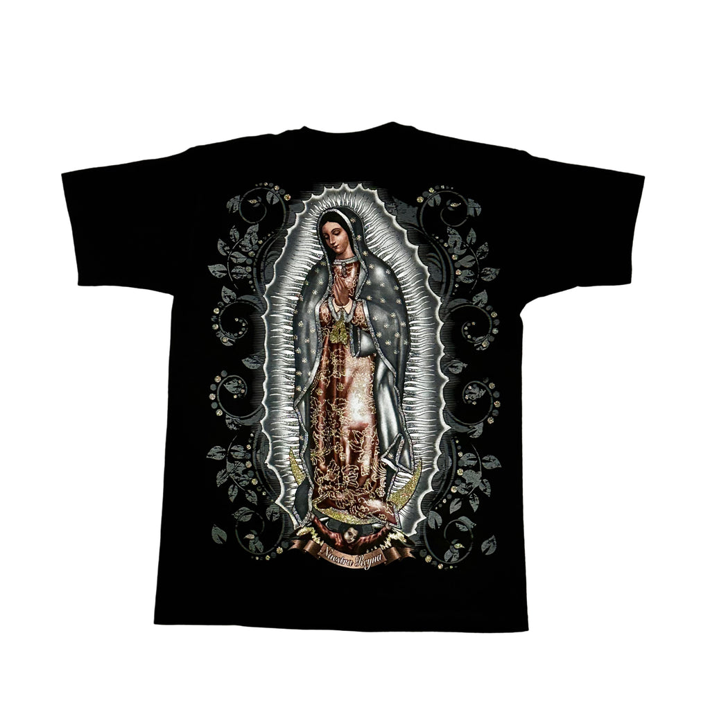 Black Shirt De La Virgen de Guadalupe