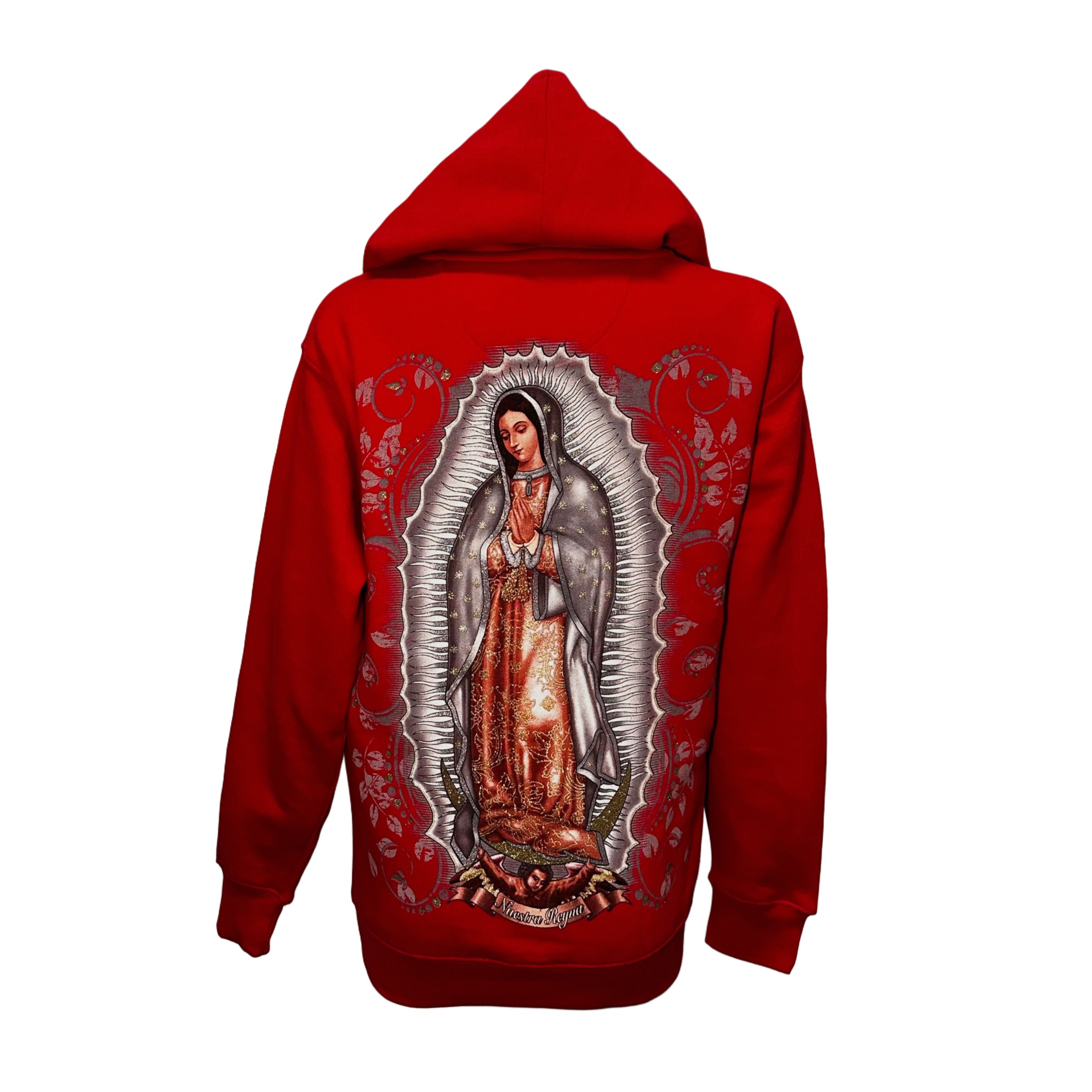 Red Hoodie De La Virgen de Guadalupe