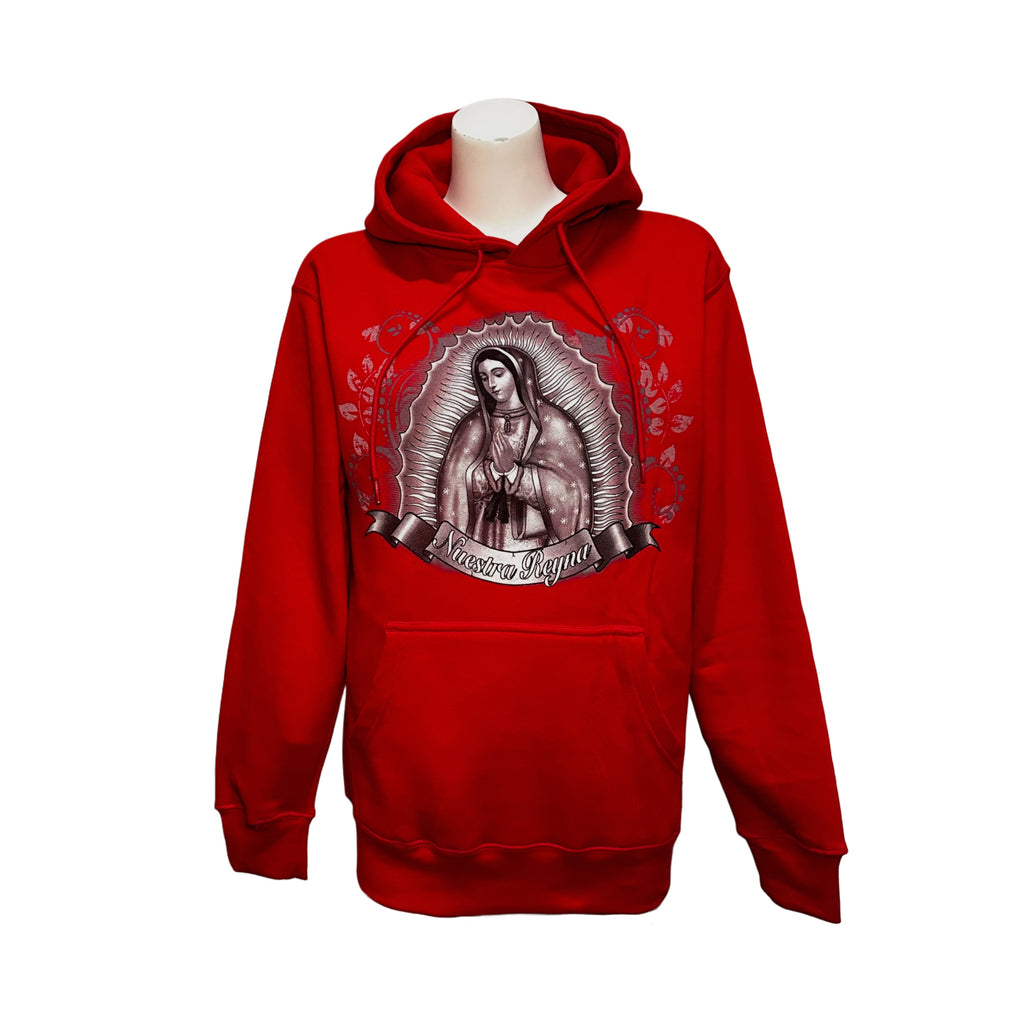 Red Hoodie De La Virgen de Guadalupe