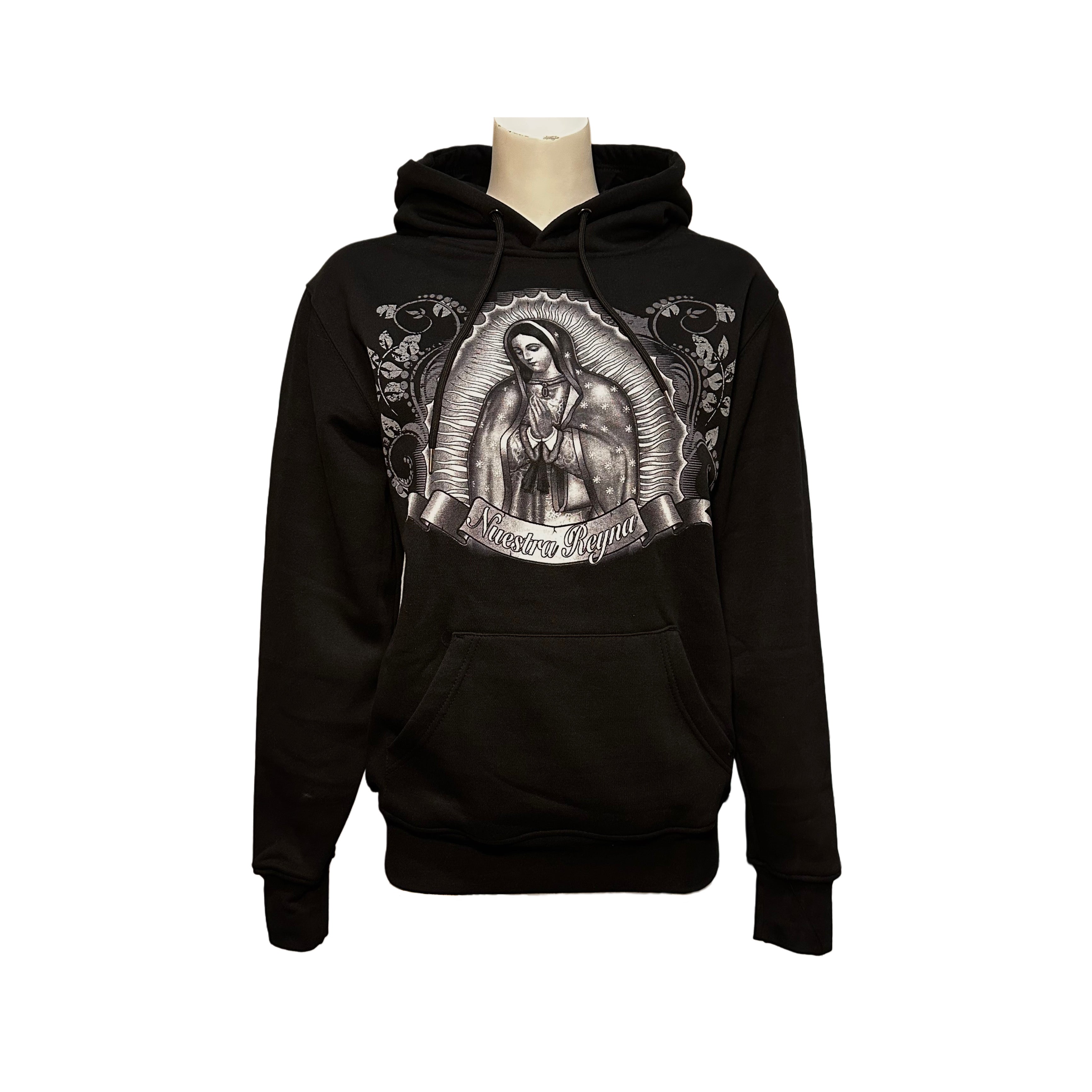 Blue Hoodie De La Virgen de Guadalupe
