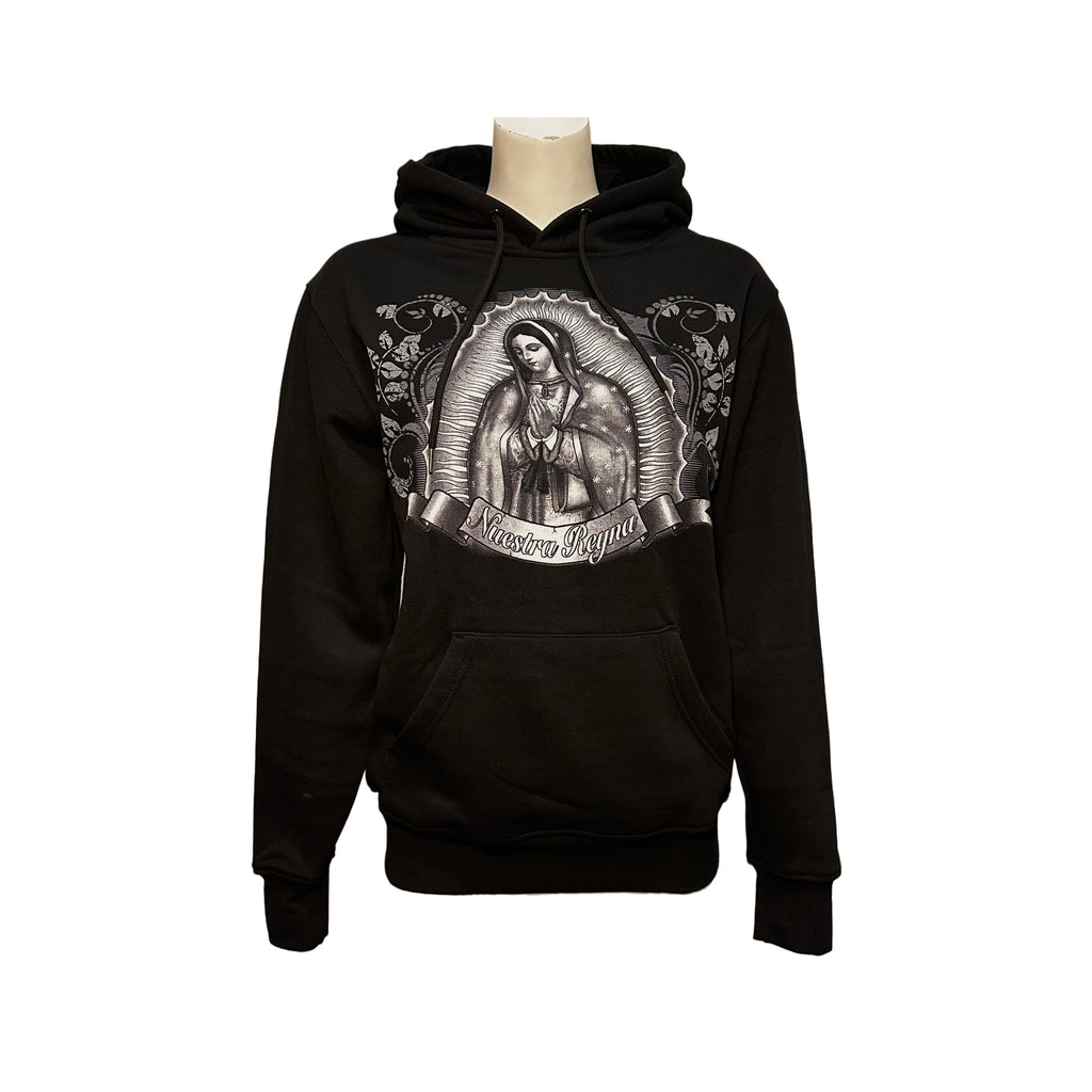 Silver Hoodie De La Virgen de Guadalupe